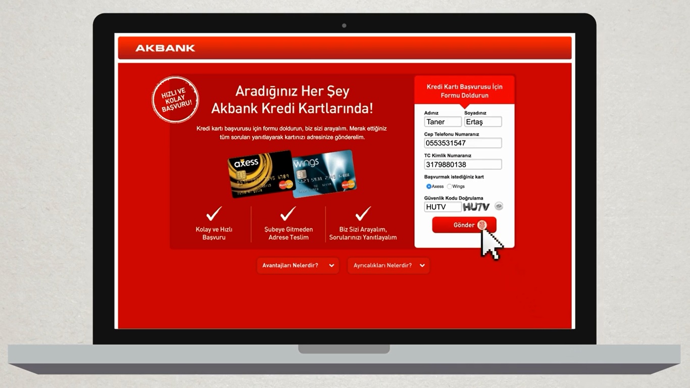 CRM Entegrasyonlu Kredi Kartı Kampanyası