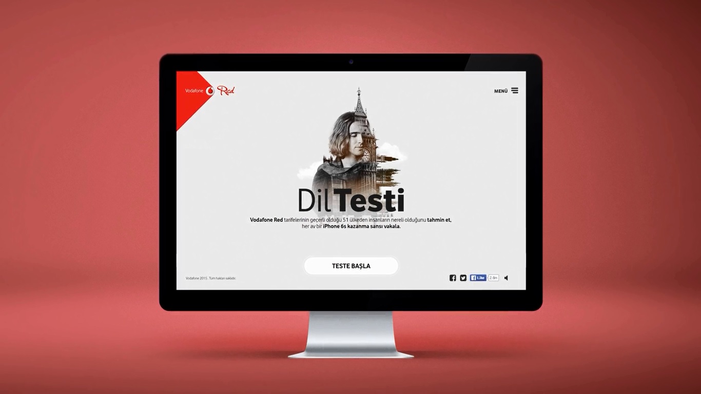 Vodafone Red Dil Testi