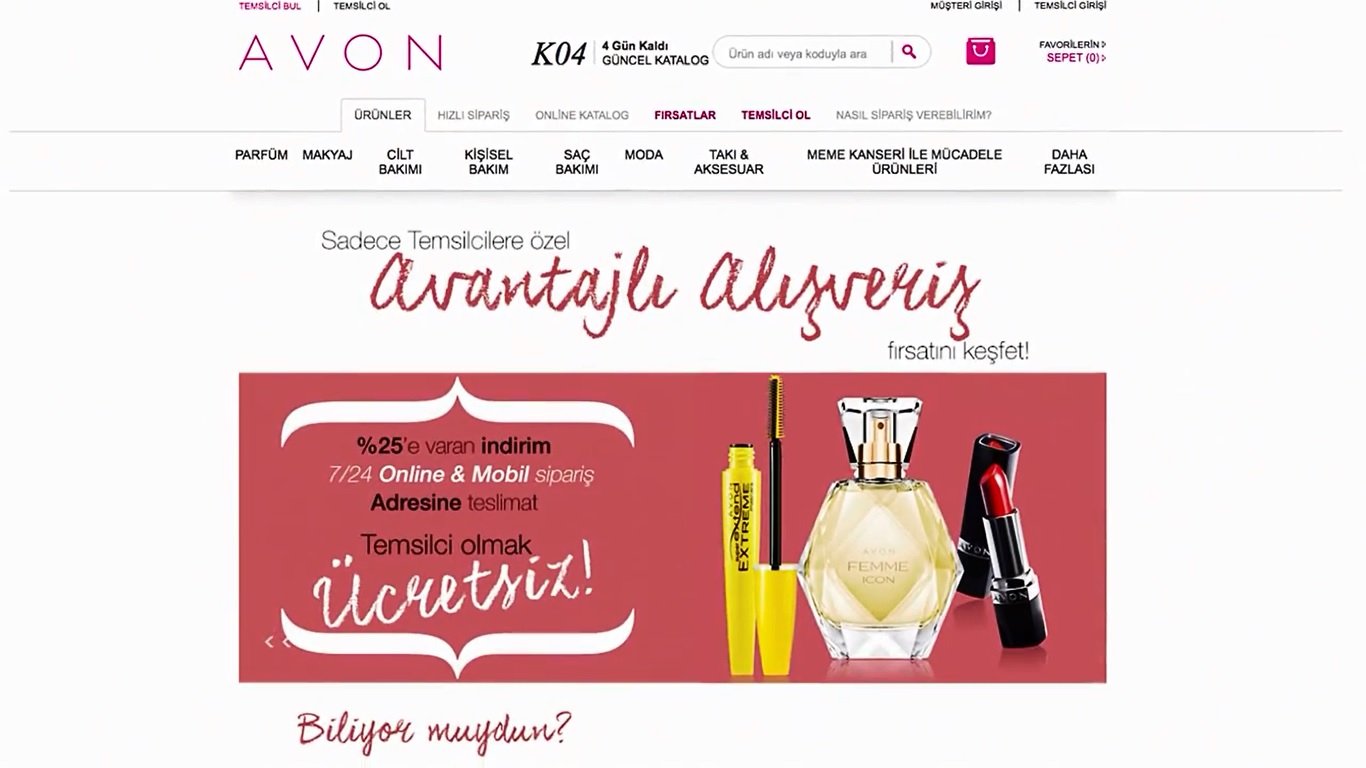 Avon Temsilci Başvurusu - Bilinirlik Çapraz Strateji İletişimi