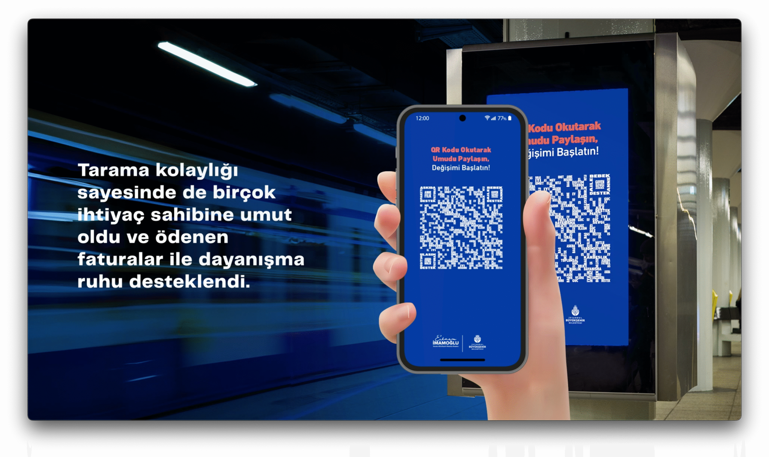 Askıda Fatura Tipografik QR
