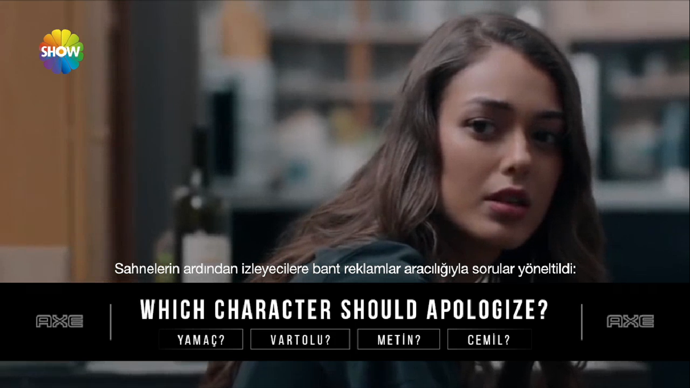 Axe #Kırdıysaközürdileriz Çukur Entegrasyon