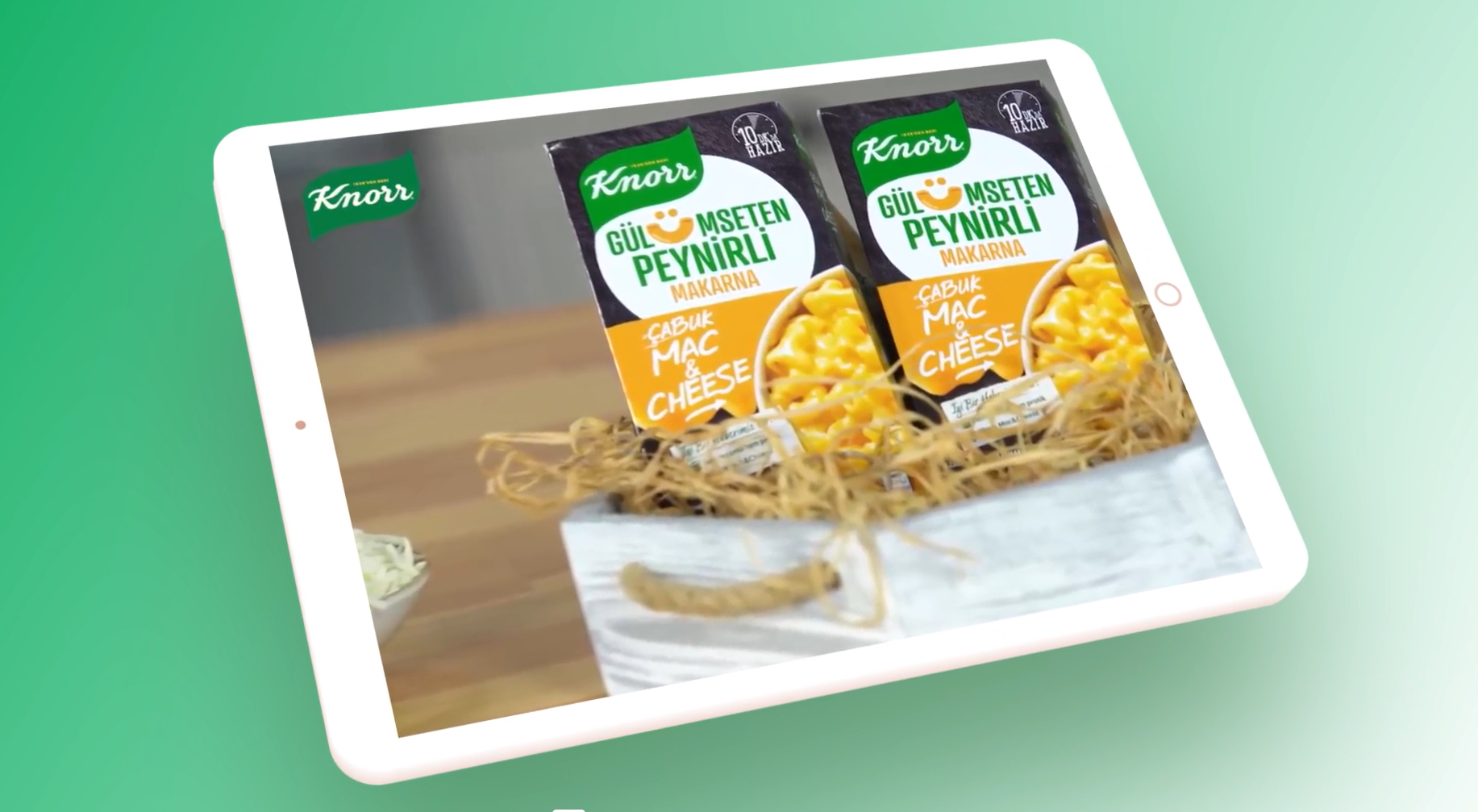 Knorr Gülümseten Makarna Mac&Cheese 3D Audio