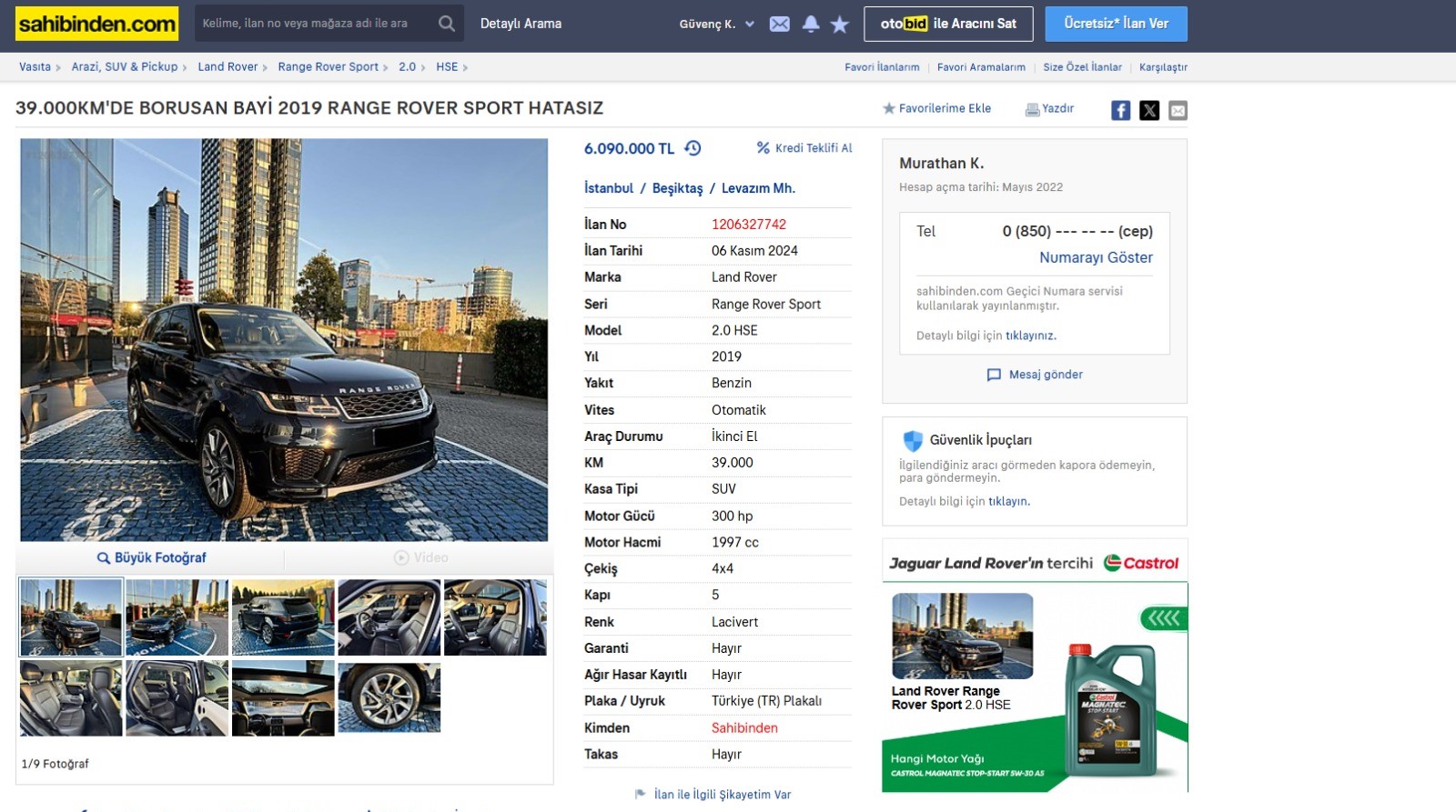 Castrol Sahibinden İşbirliği