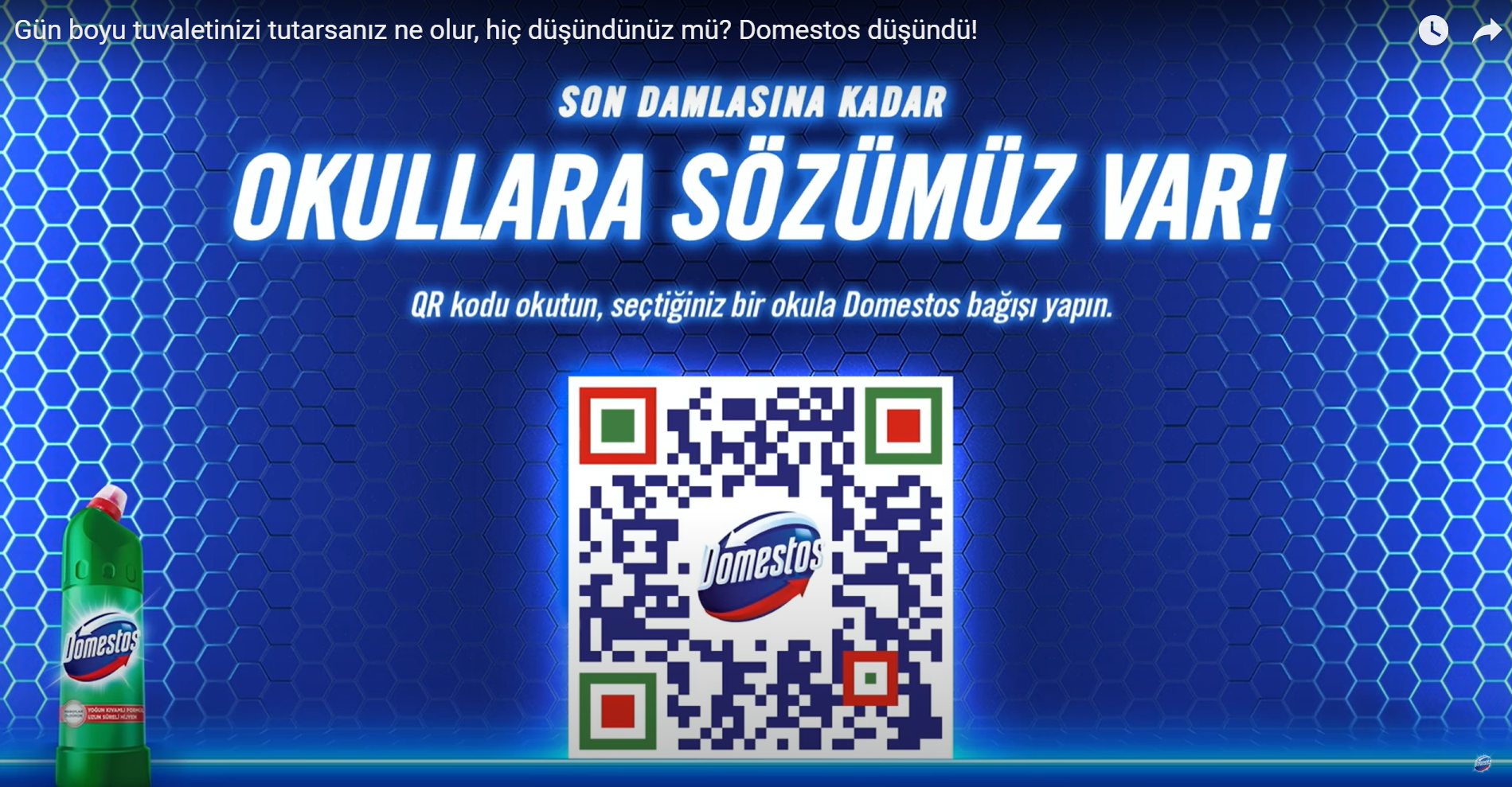 Domestos Purpose QR Kampanyası