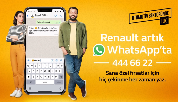 Kim Yazdı? Renault WhatsApp Kampanyası