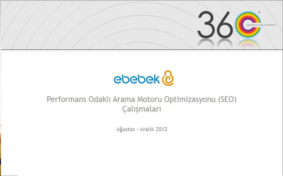 Performans Odaklı Arama Motoru Optimizasyonu (SEO) Çalışmaları