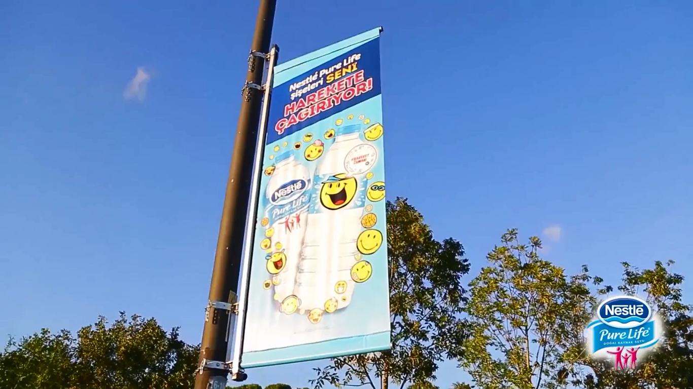 Nestlé Pure Life şişeleri seni harekete çağırıyor!