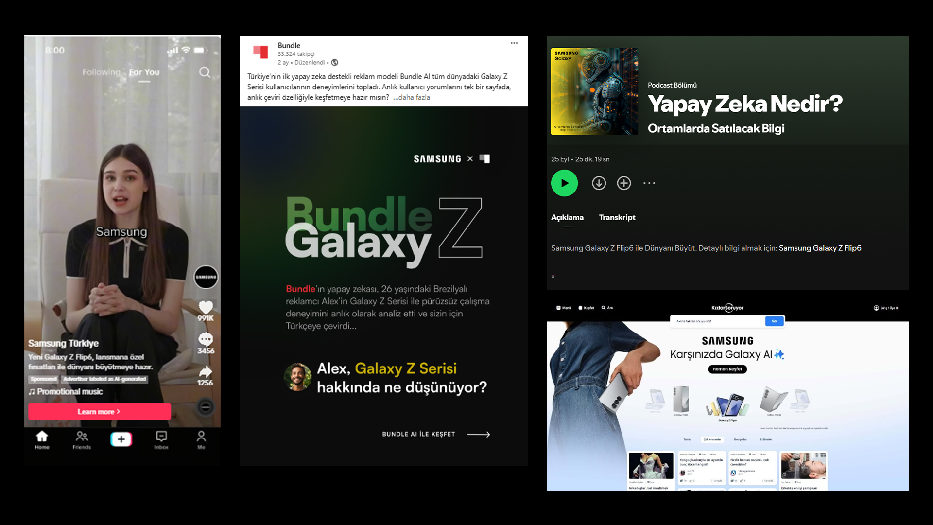 Samsung Galaxy Foldables Lansman İletişimi