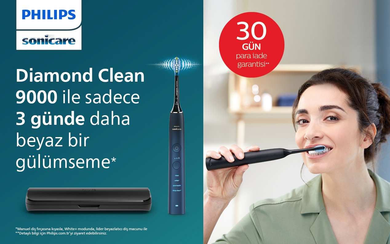 Diamond Clean 9000 ile Bembeyaz Gülüşler