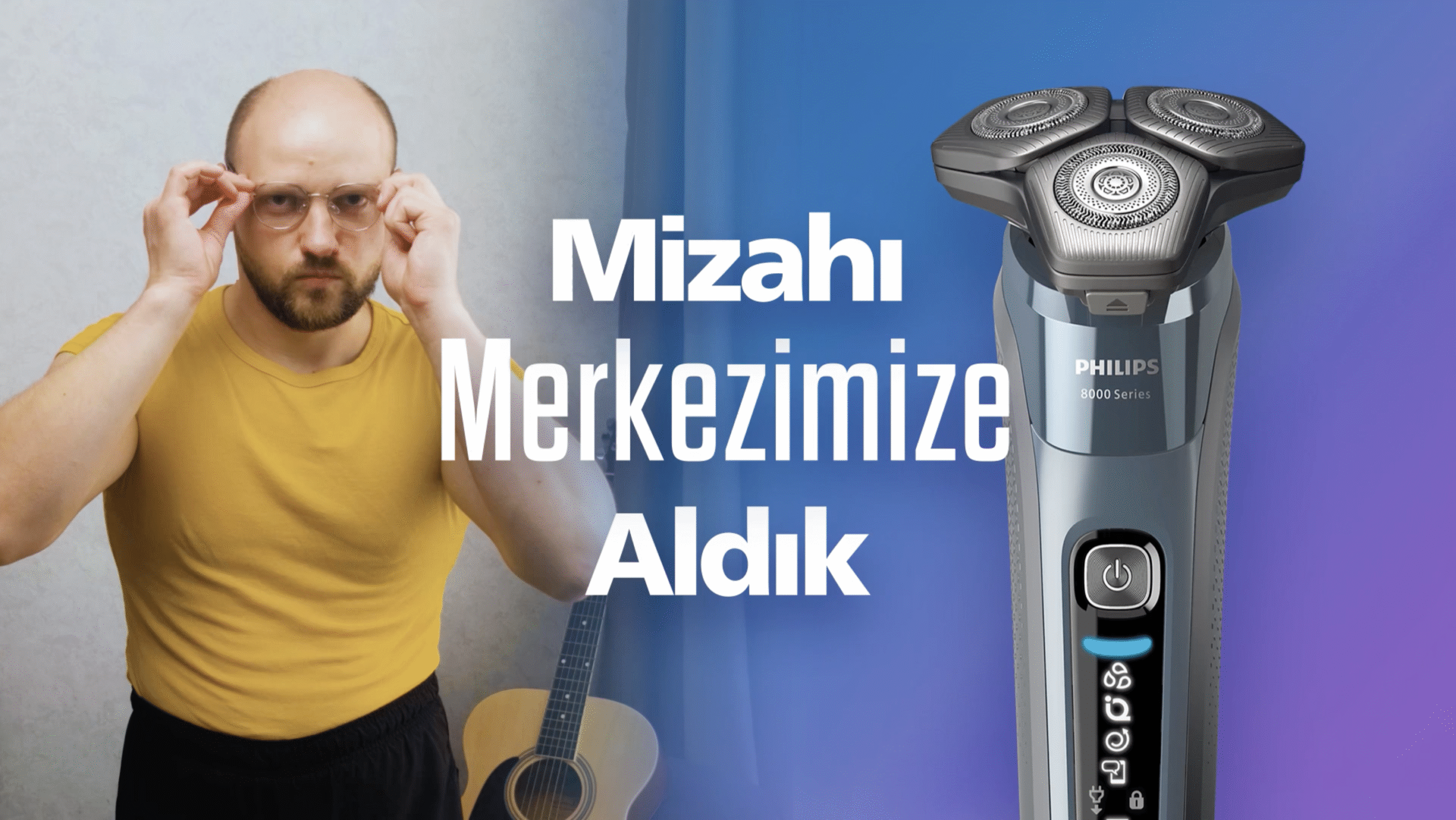 Philips Sıfır Tıraş Makinesi ile Tahrişsiz Komediler