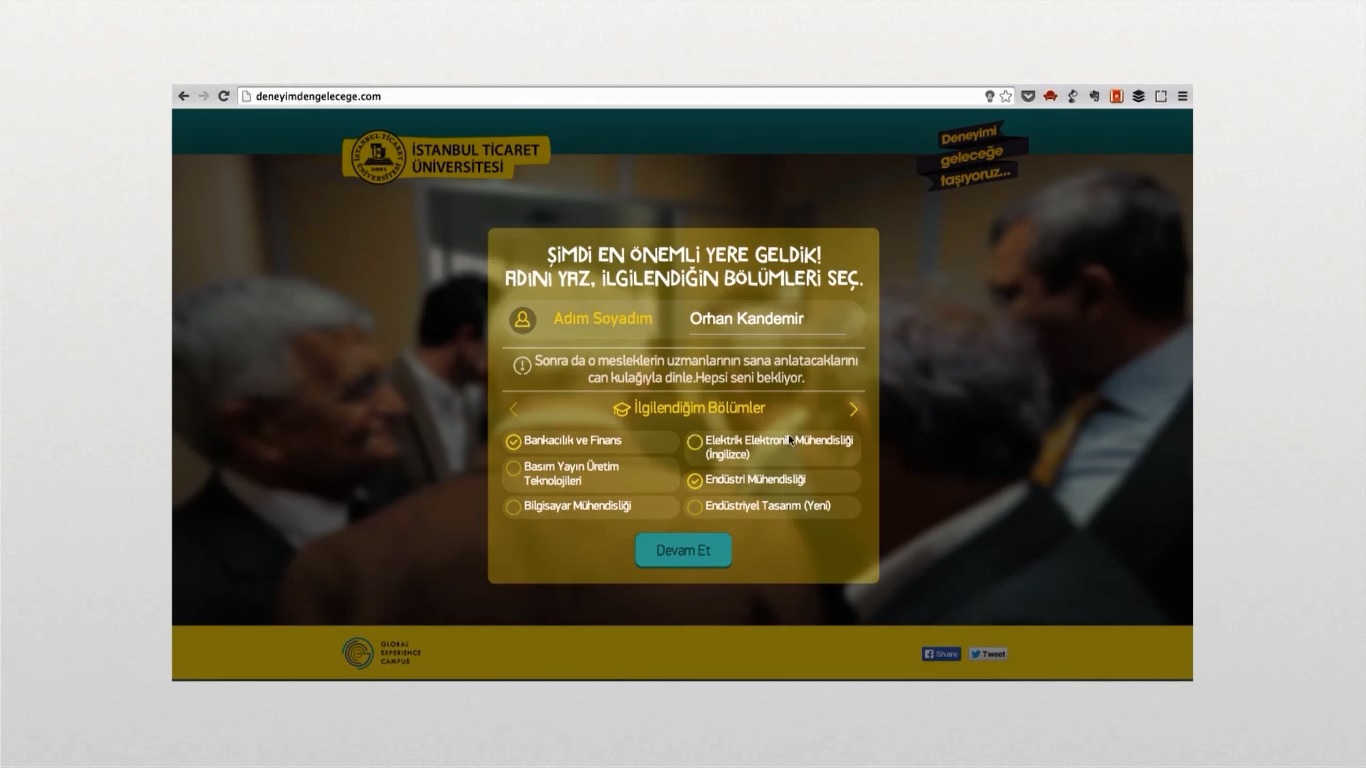 İstanbul Ticaret Üniversitesi / Deneyimden Geleceğe