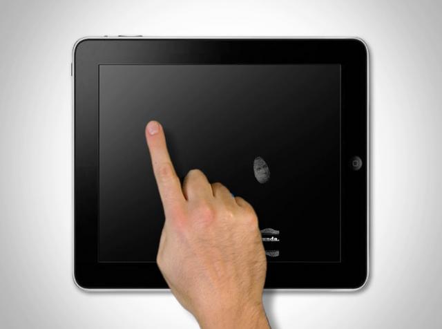 İş’te Yatırım / Parmak izi iPad ilanı